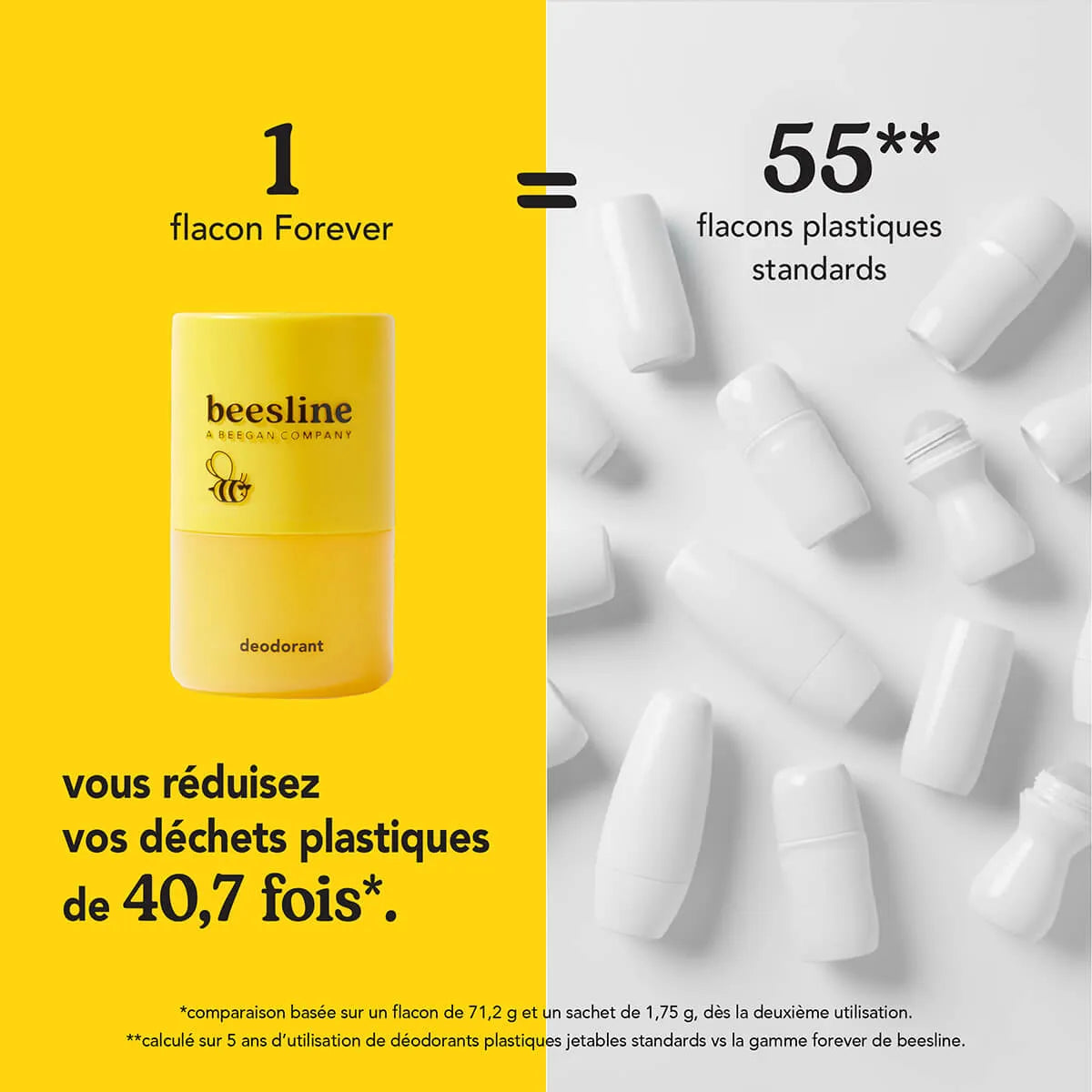 Refillable Powder Deodorant Anti-Odor 48h – Coconut – Refill