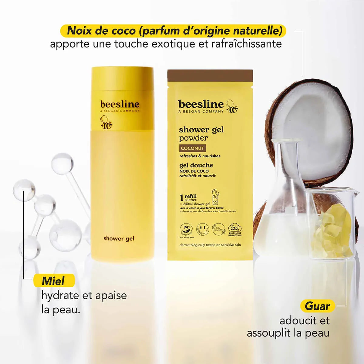Powder Shower Gel – Coconut – Refill