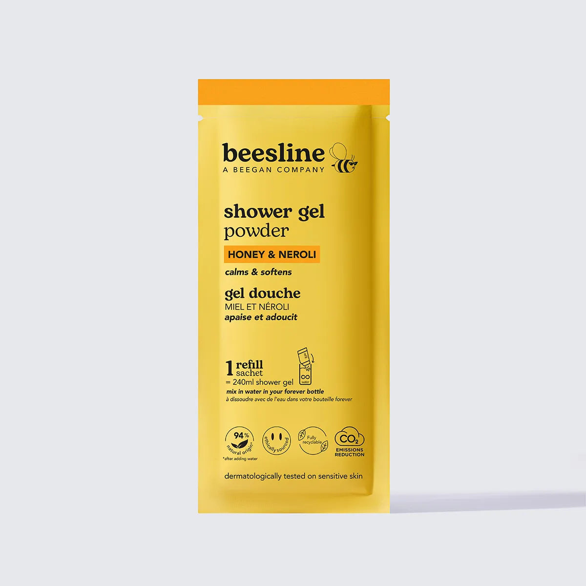 Powder Shower Gel – Honey & Neroli – Refill