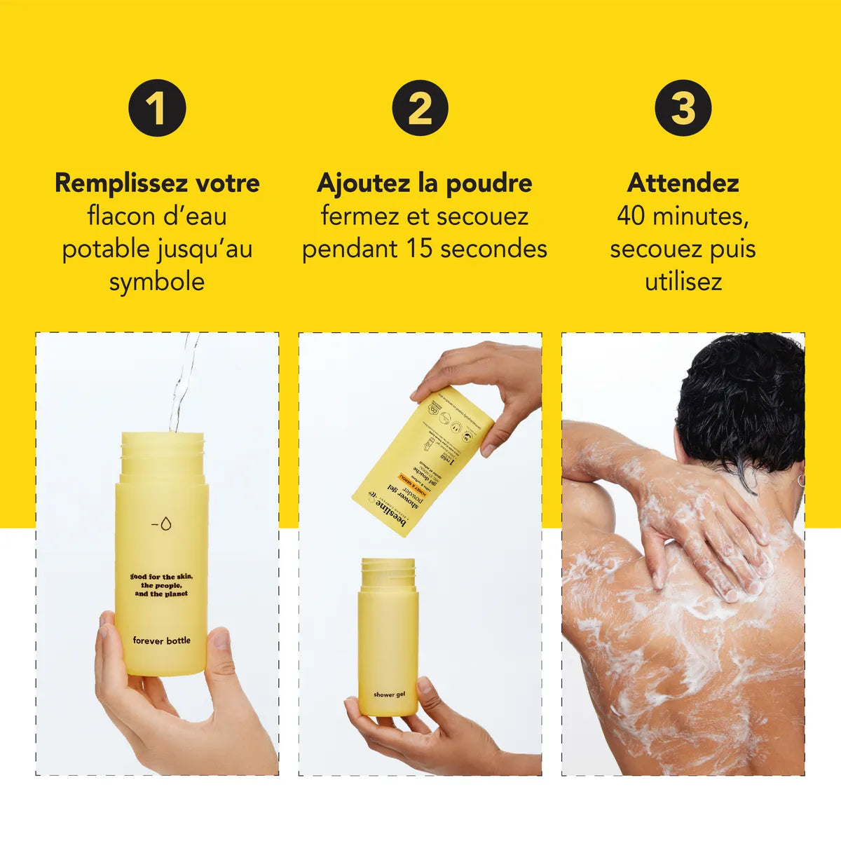Powder Shower Gel – Honey & Neroli – Refill