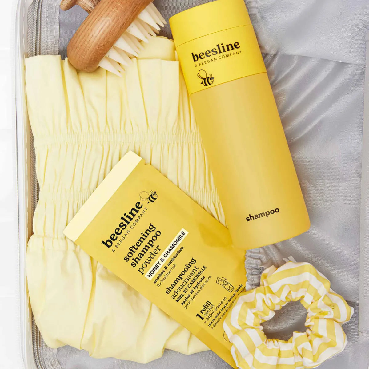 Softening Powder Shampoo – Honey & Chamomile – Starter Kit