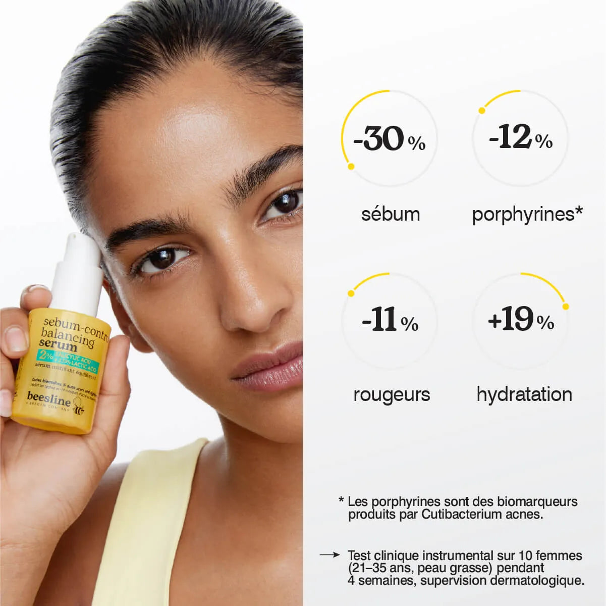 Balancing Mattifying Serum – 2% BHA + 2.25% AHA + Propolis + HA