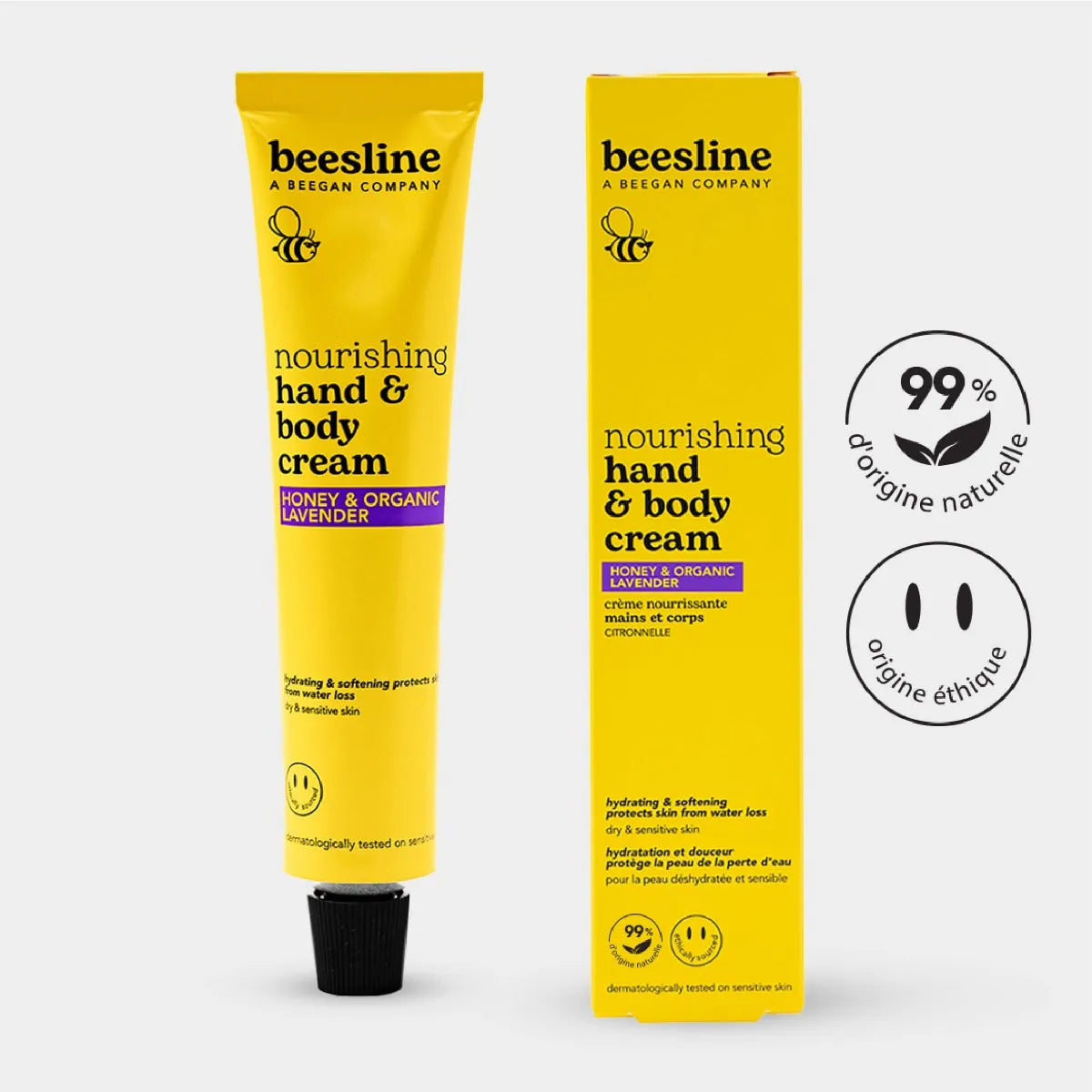 Nourishing Hand & Body Cream – Honey & Organic Lavender