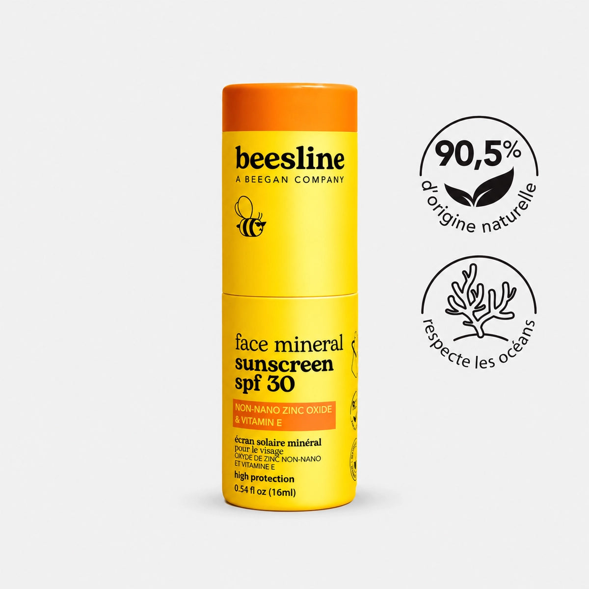 Mineral Sunscreen SPF 30 for Face – Non-Nano Zinc Oxide & Vitamin E