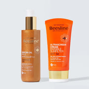 Suntan Oil Gold + Ultrascreen Cream Invisible Sunfilter Offer