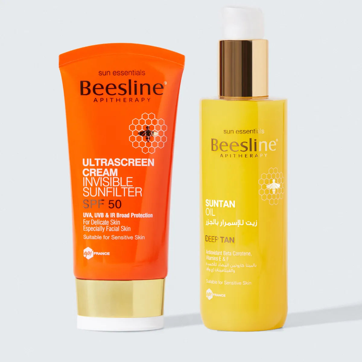 Suntan Oil + Ultrascreen Cream Invisible SPF50