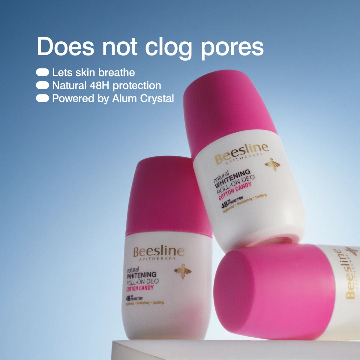 Whitening Roll-On - 48hr - Cotton Candy