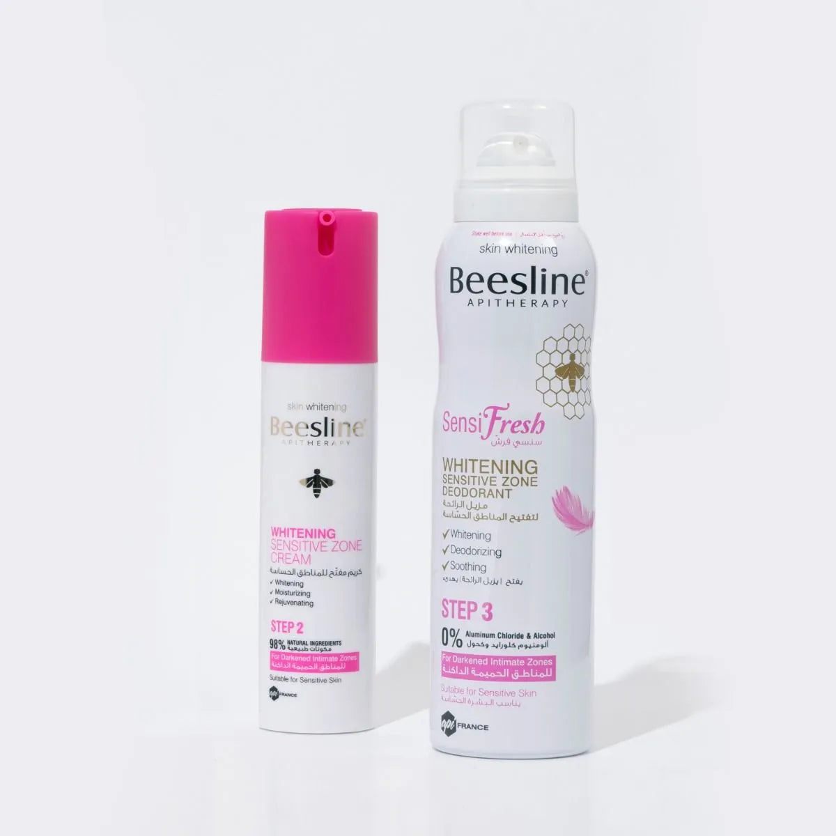 Whitening Sensitive Zone Cream + Sensifresh Deo